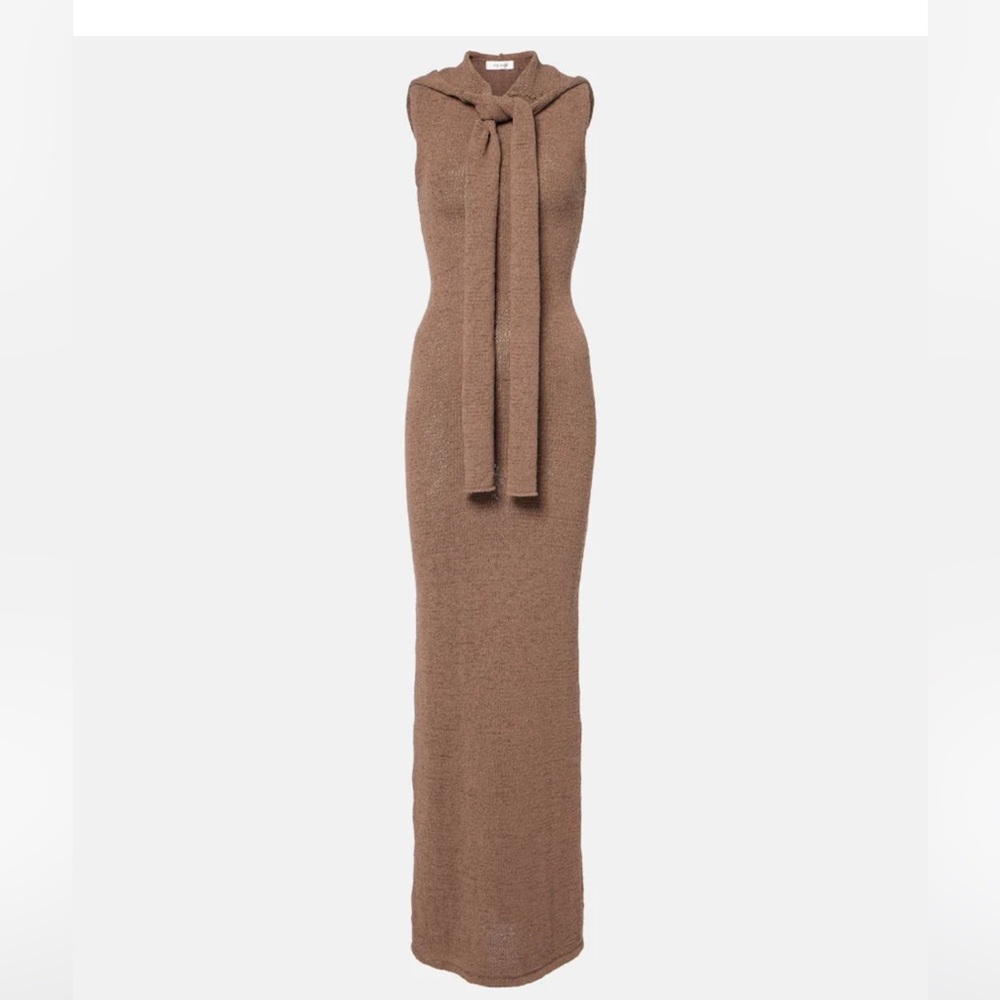 AYA MUSE RORY HOODED COTTON-BLEND MAXI DRESS- NWOT- size small